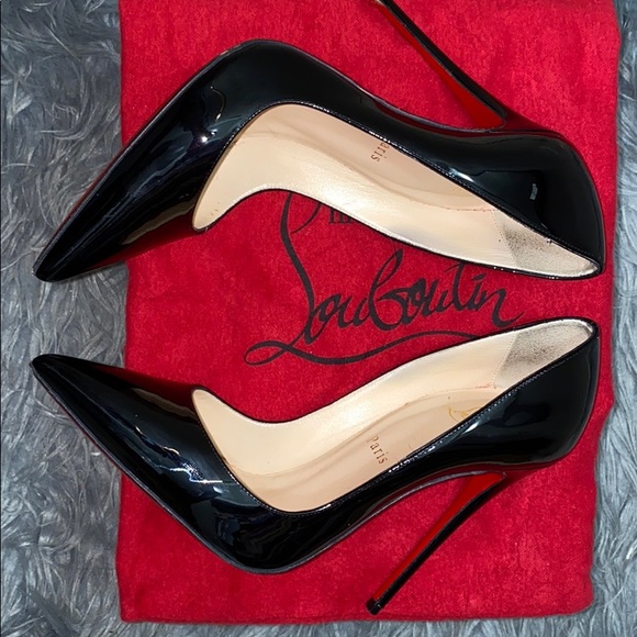 Christian Louboutin So Kate 120mm Black Pat. 38.5 - Picture 3 of 7
